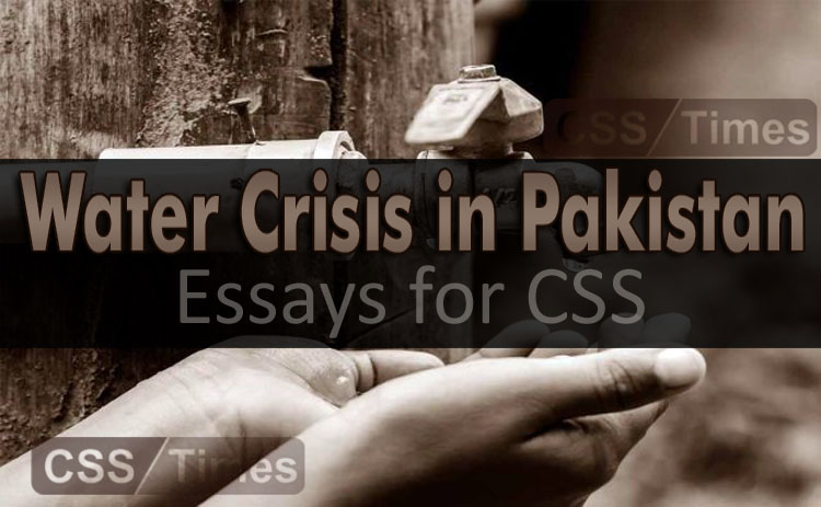 water crisis in pakistan essay in easy words