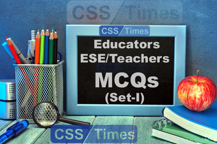 Teaching Methods MCQs for the posts of Educators / ESE / Teachers (Set-I)