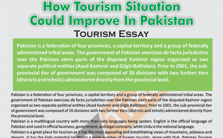 tourism in pakistan essay