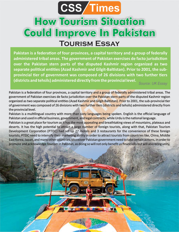 tourism in pakistan essay