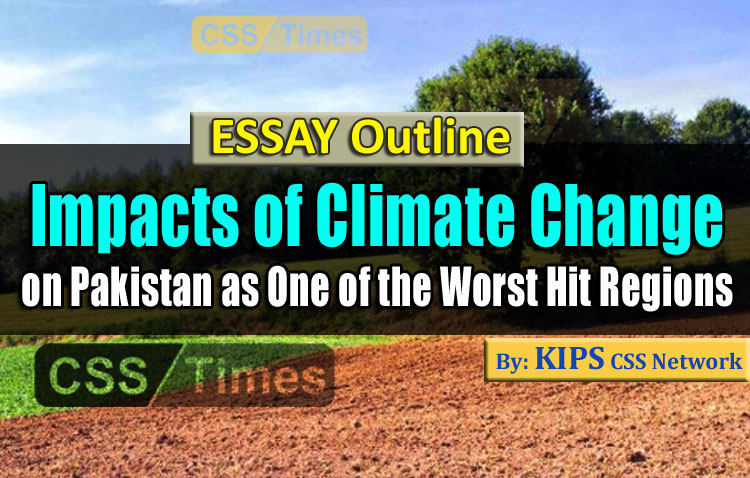 essay on climate change in pakistan pdf