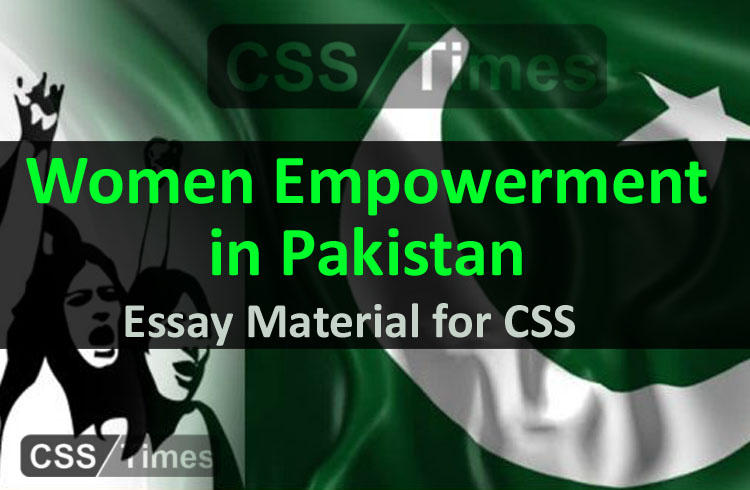 Women Empowerment in Pakistan