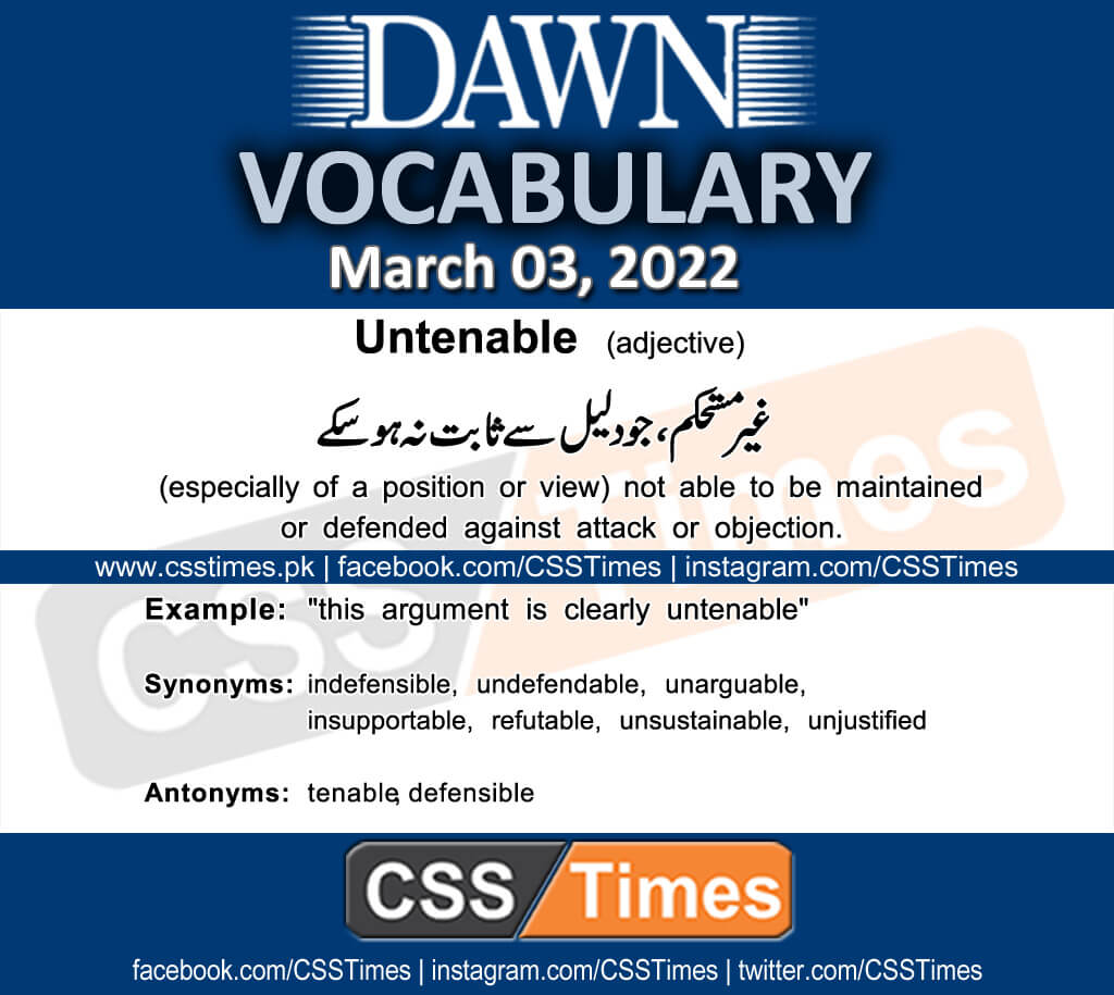 News vocabulary