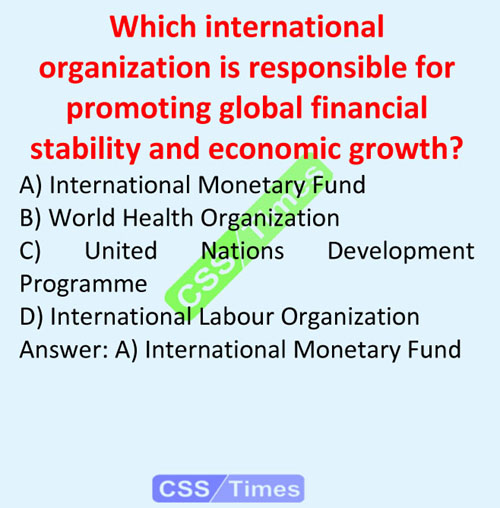 International Organizations MSCQs
