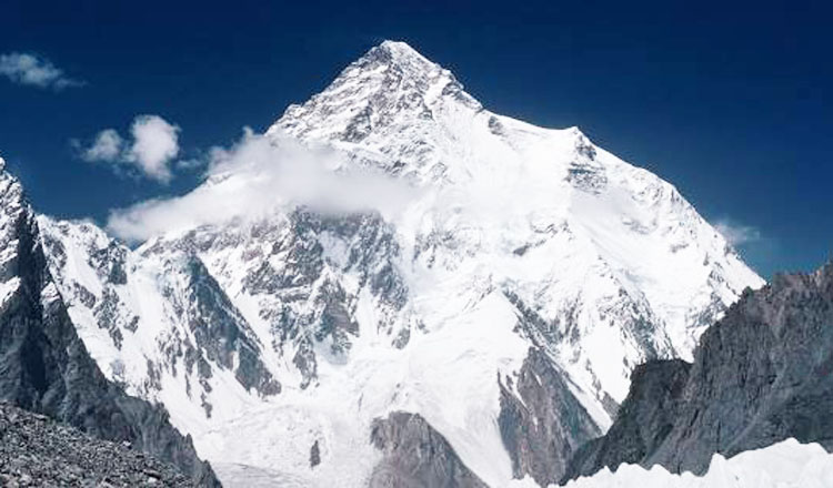 High Mountain Peaks K2 in Pakistan